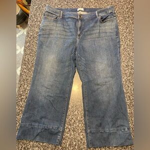 Lane Bryant Signature Fit Midrise Boot Jeans cropped/hemmed